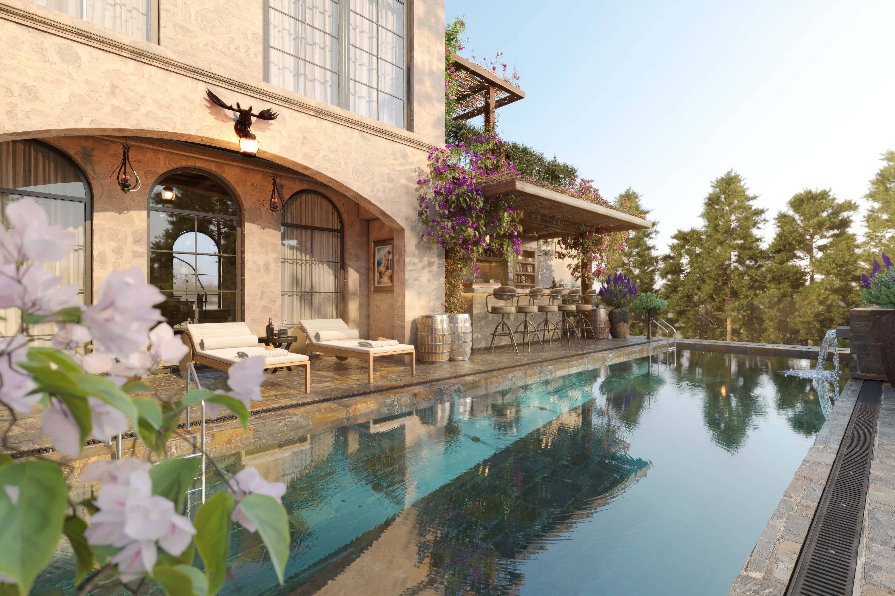 Hồ bơi Riviera Mansion
